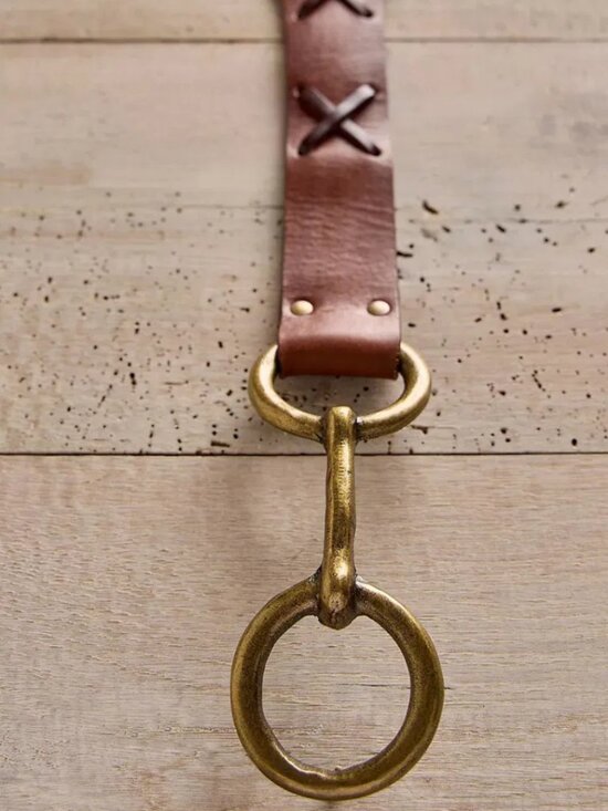 NWT Free People Darby Waist Belt in Cognac main image 4
